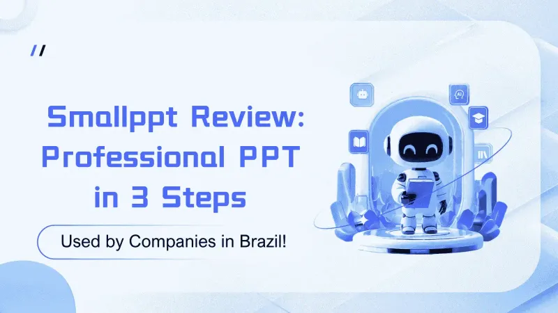 Smallppt review: professional PPT in three steps.