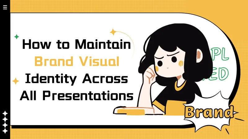 How to maintain brand visual identity across all presentations?