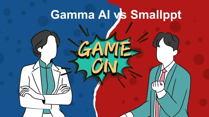 Comparison of Al presentation makers Gamma vs Smallppt
