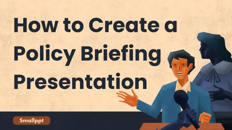 How to Create an Effective Government Policy Briefing Presentation