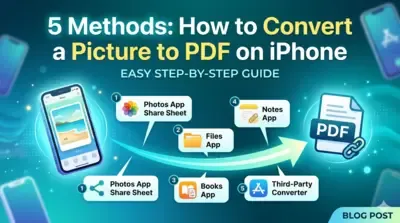 5 Methods: How to Convert a Picture to PDF on iPhone