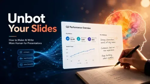 Unbot Your Slides: How to Make AI Write More Human for Presentations