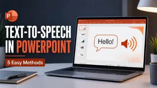 How to Insert Text-to-Speech in PowerPoint (5 Easy Methods)
