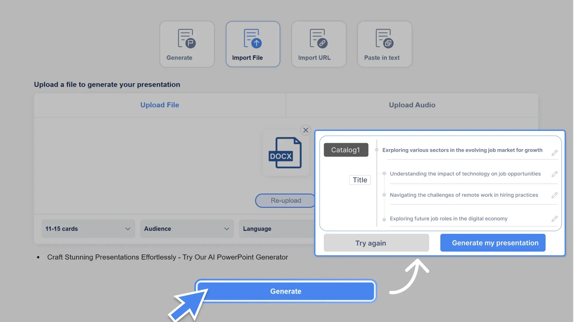 Fast and simple way to create presentation outlines with Smallppt