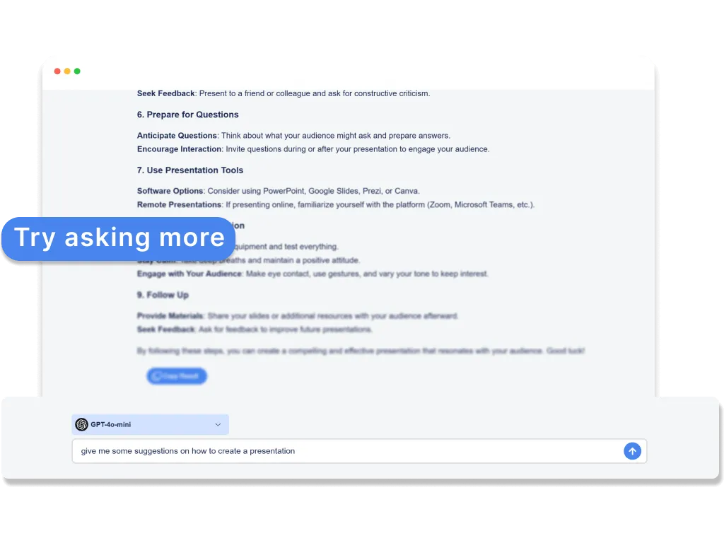 Free Artificial Intelligence Chatbot by Smallppt