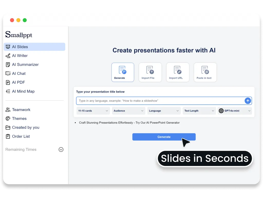 Create a Customizable Presentation in Seconds with Smallppt