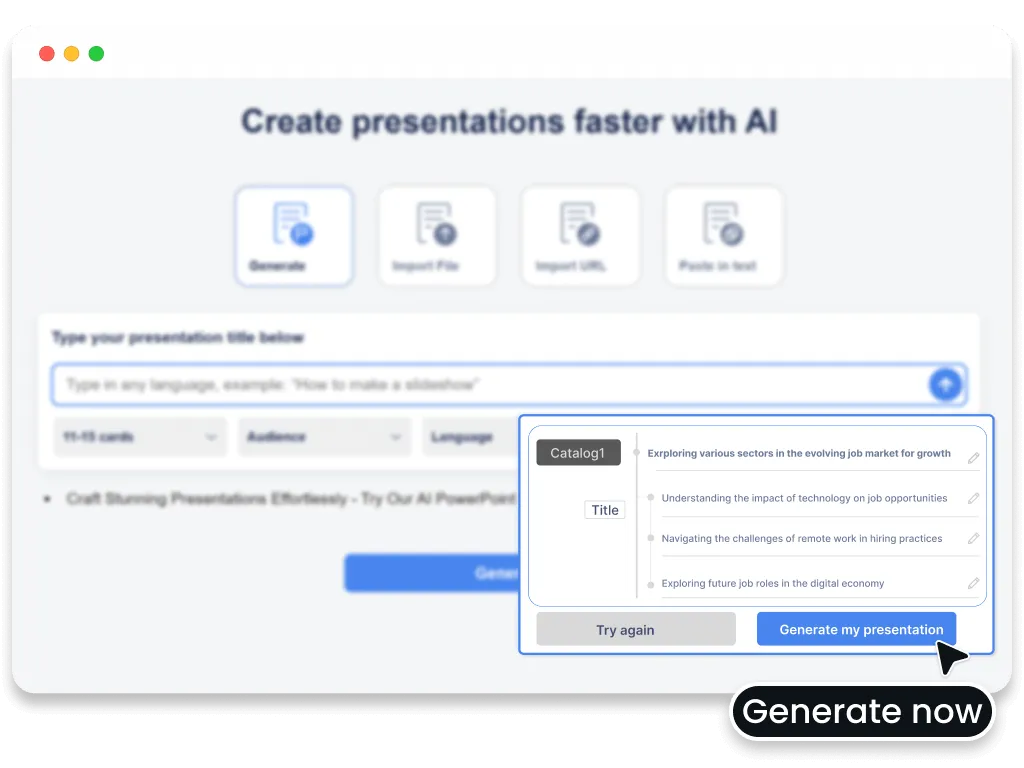 Create a Presentation Outline in 1 Minute with Smallppt