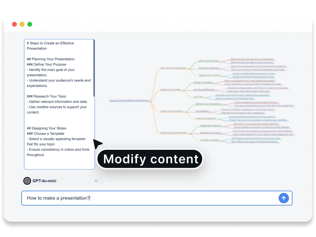 Transform your concepts into interactive mind maps quickly with Smallppt