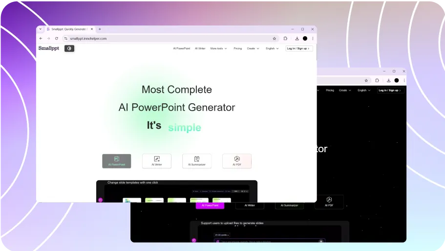 Use Smallppt on Mac to design and edit presentations with AI assistance.
