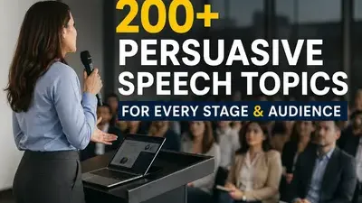 200+ Persuasive Speech Topics for Every Stage & Audience